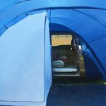 Vidaxl tente de camping 390x330x195 cm bleu