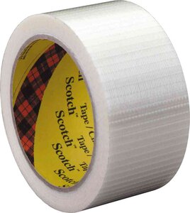 Ruban adhésif filament 8959  50 mm x 50 m  transparent scotch