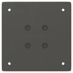 vidaXL Pieds de table de bar 4 pièces Anthracite 90-92 cm Acier