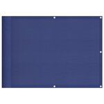 vidaXL Écran de balcon bleu 75x1000 cm 100  polyester oxford