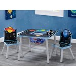 Delta children table et chaises enfant avec rangement noir