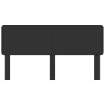 vidaXL Tête de lit Chêne noir 200 cm Bois d'ingénierie