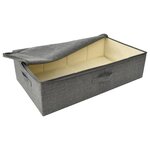 vidaXL Boîtes de rangement 2 Pièces Tissu 70x40x18 cm Anthracite