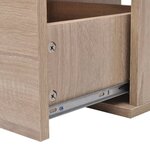 vidaXL Meuble de salle de bain 11 Pièces avec lavabo et robinet Beige