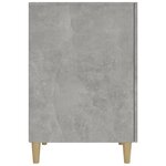 vidaXL Bureau Gris béton 140x50x75 cm Bois d'ingénierie