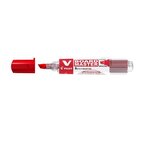 Marqueur Rechargeable V BOARD MASTER Begreen Pte Biseauté Moyenne Rouge PILOT