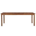 vidaXL Table de jardin 200x100x74 cm Bois d'acacia massif