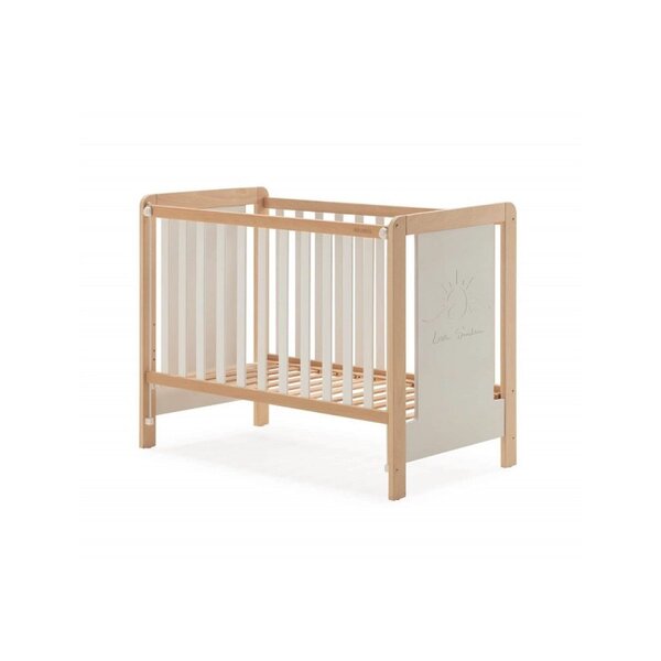 Lit Luciana 120x60 Blanc/Bois