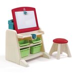 Step2 Bureau / table à dessin avec tabouret Flip & Doodle 836500