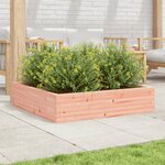 vidaXL Jardinière 100x100x23 cm bois massif de douglas