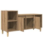 vidaXL Meuble TV Chêne artisanal 100 x 35 x 55 cm Bois d'ingénierie