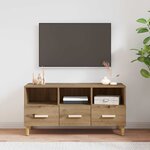 vidaXL Meuble TV Chêne artisan 102 x 36 x 50 cm Bois d'ingénierie