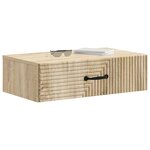 vidaXL Table d'appoint murale 59 x 34 5 x 17 cm Bois d'ingénierie