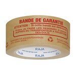 Ruban adhésif en papier kraft imprimé avec message bande de garantie 57 g/m² raja (lot de 36)