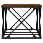 vidaXL Table basse chêne marron 100x49x40 cm bois d'ingénierie