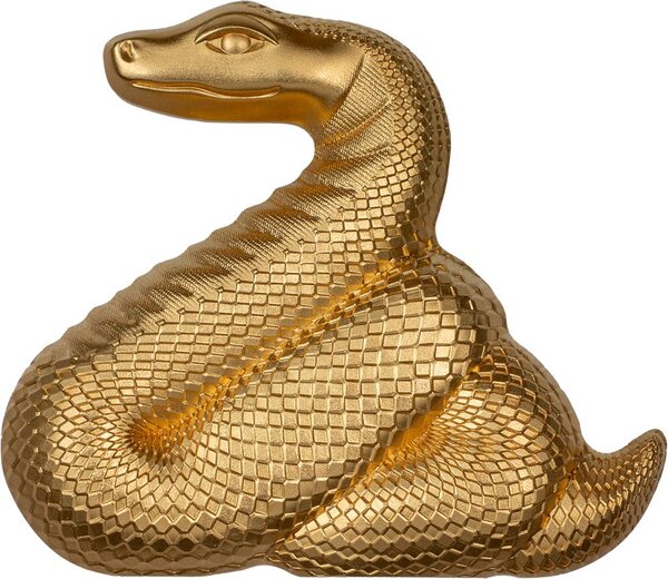 Pièce de monnaie en Argent 1000 Togrog g 31.1 (1 oz) Millésime 2025 Shaped Lunar Year NIMBLE SNAKE (PRÉCOMMANDE)