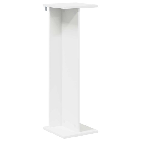 vidaXL Support de Plante Blanc 25 x 25 5 x 80 5 cm Bois d'ingénierie