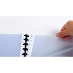 Protège-documents À Anneaux Et Pochettes Détachables 60 Vues - A4 - Bleu - Exacompta
