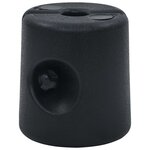 vidaXL Poids de tonnelle 4 Pièces PE Noir