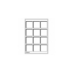 Plateaux numismatiques Leuchtturm format L à 12 cases carrées.