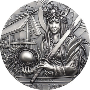 Monnaie AMATERASU Gods of the World 3 Oz Argent 20$ Cook Islands 2021