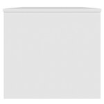 Vidaxl table basse blanc 102x50 5x46 5 cm bois d'ingénierie