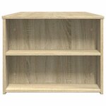 vidaXL Table basse chêne sonoma 102x55x42 cm bois d'ingénierie