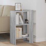 vidaXL Étagère Gris Sonoma 52 x 25 x 71 5 cm Bois d'ingénierie