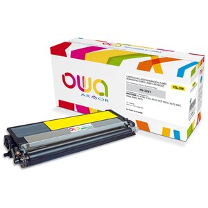 Toner remanufacturé compatible Brother TN325 Jaune