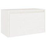 vidaXL Meubles TV 5 Pièces Blanc Bois massif de pin