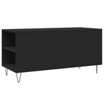 vidaXL Table basse noir 102x44 5x50 cm bois d'ingénierie