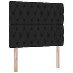 vidaXL Lit de Rangement Noir 120 x 200 cm Cuir synthétique