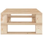 vidaXL Salon de jardin palette 5 Pièces bois
