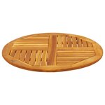 vidaXL Dessus de table Ø80x2 2 cm rond bois massif d'acacia