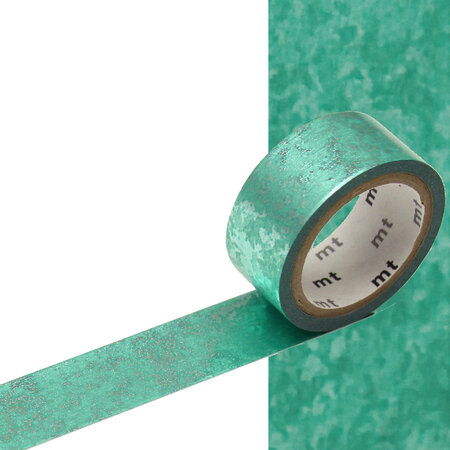 Masking Tape MT 1 5 cm FAB métal vert d'eau - green