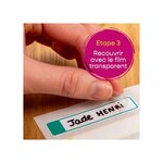 Sachet de 24 étiquettes plastifiées basiques couleurs assories AVERY