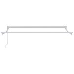vidaXL Auvent rétractable Anthracite et blanc 3 5 x 2 m