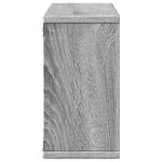 vidaXL Armoire murale 100x16x30 cm sonoma gris bois d'ingénierie