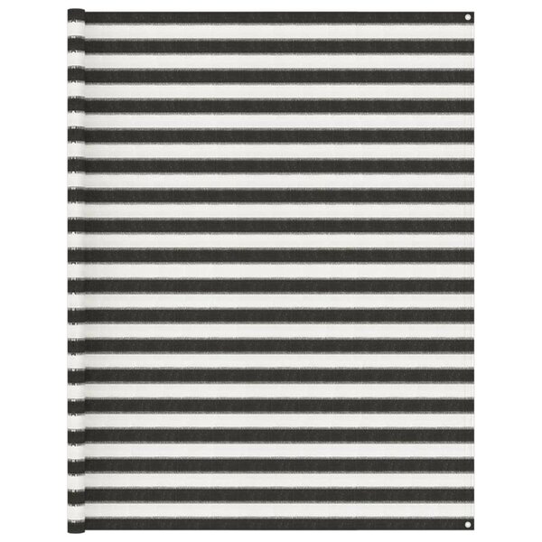 vidaXL Tapis de tente 250x300 cm Anthracite et blanc