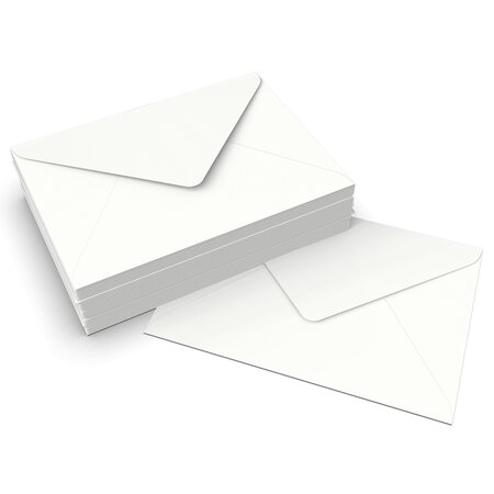 Lot de 250 enveloppe blanche 125x175 mm