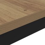 vidaXL Table basse Chêne artisan 100 x 50 x 45 cm Bois d'ingénierie