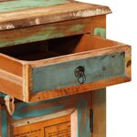 vidaXL Placard vintage avec 3 tiroirs 3 portes Bois massif récupéré