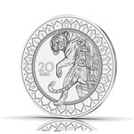 Pièce de monnaie 20 euro Autriche 2022 argent BE – Pouvoir du tigre