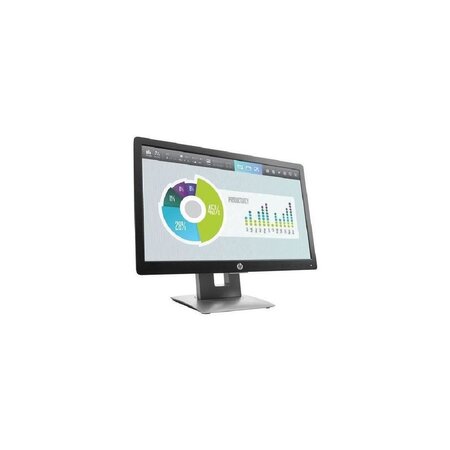 Hp elitedisplay e202 50 8 cm (20") 1600 x 900 pixels hd+ led noir  argent