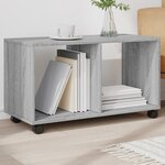 vidaXL Armoire roulante sonoma gris 72x33x42 5 cm bois d'ingénierie