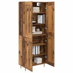 vidaXL Haut Armoire Bois Ancien 69 5 x 34 x 180 cm Bois d'ingénierie