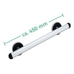 RIDDER Barre d'appui de sécurité Premium 45 cm Aluminium Argenté