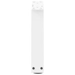 vidaXL Pieds de table basse en forme de V  2 pièces  blanc  40 x (30-31 3) cm  acier