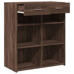 vidaXL Buffet chêne marron 80x42 5x93 cm bois d'ingénierie