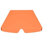 vidaXL Toit de rechange de balançoire orange 150/130x105/70 cm